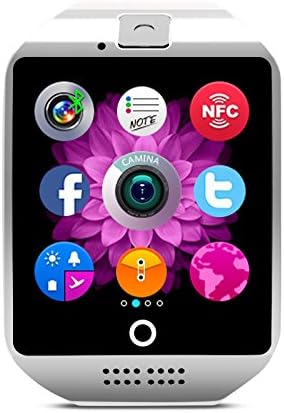 SmartWild 2016 new arrival Bluetooth 3.0 Smart Watch Apro Q18 Support NFC SIM GSM Video Camera Support Android/IOS Mobile Phone (Gold)