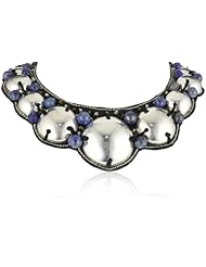 Ranjana Khan The Borealis Silver and Lapis Necklace