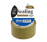 BAZIC Packing Tape, 1.89 x 55 yards, Tan