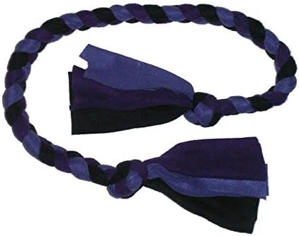 Genuine Dog Gear Tugmaster 36" Braided Fleece Rope (Royal/Turquoise/Black)