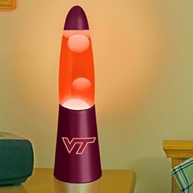Virginia Tech University Hokies Motion Lava Lamp Light from Lava Lamps