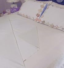Duro-Med Flannel/Rubber Waterproof Sheeting, White, 36 X 72
