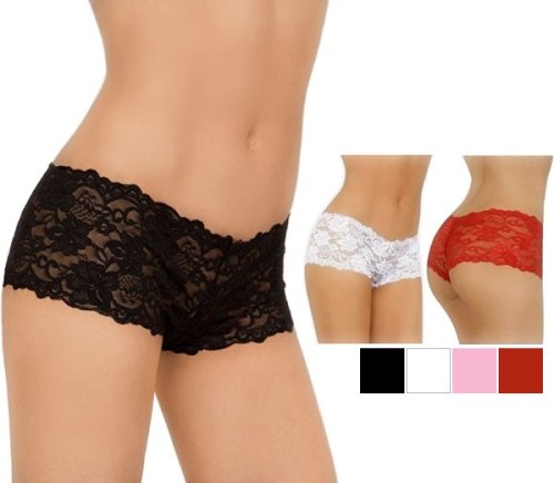 Soft Stretch Lace Tanga Shorts