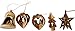 Holy Land Market Wood Ornaments - 3D Nativity Scene Bell Ornaments (2.75