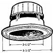 United States Hdwe. V-016B Plumbing Cap
