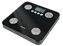 Salter 9106 Glass Body Analyser Scale Black