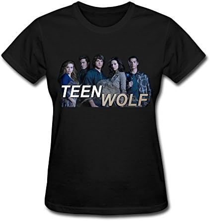 WXMY Women's Teen Wolf Scott Alison Derek T-shirt - XL Black