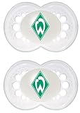 Produkt-Bild: MAM 181510 - Original Schnuller, Football, Bundesliga: SV Werder Bremen, 6-16 Monate, Silikon