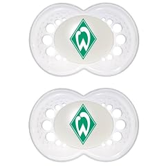 MAM 661815 - Ulti MAM Latex, Schnuller, Bundesliga: Werder Bremen, Doppelpack