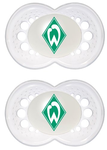 MAM 181510 - Original Schnuller, Football, Bundesliga: SV Werder Bremen, 6-16 Monate, Silikon