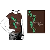 Buy Scissors For Lefty - FACES WoMens T-shirt, Brown by Scissors For Lefty