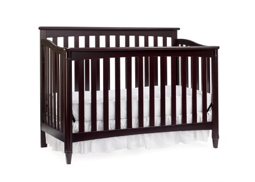 Europa Baby Geneva Convertible Crib, Cherry