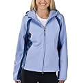 C9 by Champion® Hooded Soft Shell Jacket - Ariel Blue/Rev Blue Trim