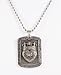 Diabolik 85258 Pewter Crowned Heart Heavy Rocker Dog Tag Pendant