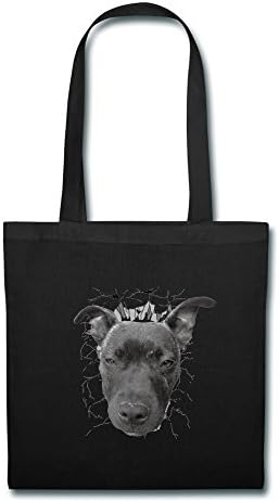 SFDFDG Dogs Head Shopping Bag Black