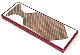 Mens Designer Hand Made 100% Silk Tie - Bronze with Stripes Design - Complete with Gift Box