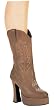 5.5" Heel Ankle Cowgirl Boot. by Ellie