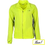 Hi Viz Spring Summer Sports Jacket for Women by Karrimor. Yellow and Reflective for Safety. Cycling Running Training. Showerproof, Breathable Design.