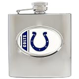 Indianapolis Colts 6oz Stainless Steel Hip Flask NFL Football (Available Engraved)