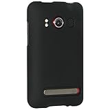 Amzer Rubberized Snap On Crystal Hard Case for HTC EVO 4G (Black)