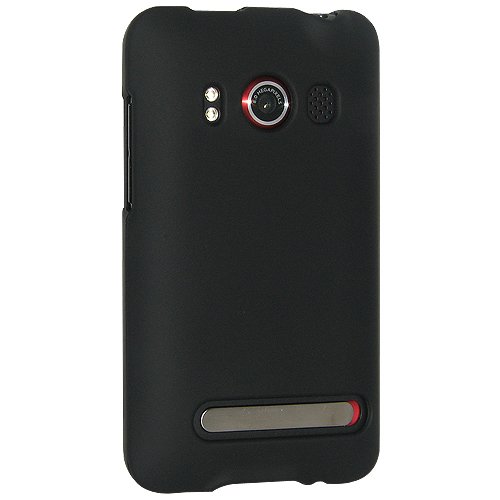 Amzer Rubberized Snap On Crystal Hard Case for HTC EVO 4G