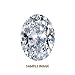 Jewelry : 3.77 ct Oval Natural Loose GIA Certified Diamond D, VS2