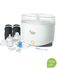 Tommee Tippee Slimline Steam Steriliser - Includes 2 Free Bottle Bags Worth &pound;9._.99