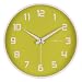 DecoMates Non-Ticking Silent Wall Clock - Fruity Key Lime (Green)