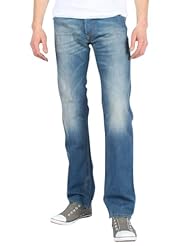 Diesel Mens Viker Regular Straight Leg Jean 0888E, Denim, 34x30