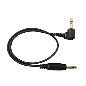 【クリックで詳細表示】【オーディオケーブル30cm】パソコン対応！L型ステレオミニプラグ-ストレート型ステレオミニプラグ 0.3m