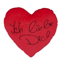 Pl�schkissen in Herz-Form ICH LIEBE DICH rot