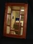 (WM-242) Solid Maple 10-Lite Style Wall Mirror 16"w x 42"h, Enamel Finish or stain finish, Easy to hang with two hidden mounts