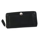 (コーチ)COACH レザー ハンプトンズ アコーディオン ジップアラウンド 長財布 ブラック F46028 SV/BK 並行輸入品 COACH バッグ