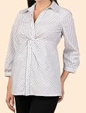 A Pea in the Pod: 3/4 Sleeve Knot Front Maternity Blouse