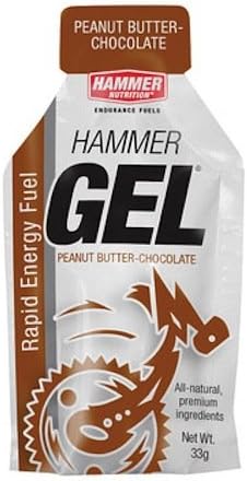 Hammer Nutrition Gel Flavor Peanut Butter-chocolate 12 Count Single Serving Packets