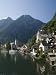 Hallstatt and Hallstatter See, Salzkammergut, Austria Art Photographic Poster Print b...