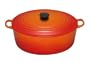 Le Creuset Enameled Cast-Iron 6-3/4-Quart Oval French Oven, Flame