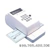 Electronic Check Writer, 10-Digit, Platinum/Gray