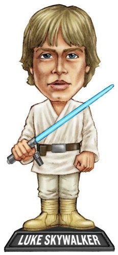�ե��� Wacky Wobbler Star Wars: Luke Skywalker �������� ������� ���᡼�� �ե��� �����꡼ ���� ư�� �̿���