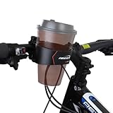 Ibera Bike Handlebar Coffee Cup Holder & BarClamp Mount, Angled Rim