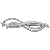 14K White Gold Brooch