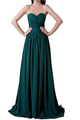 Strapless Sweetheart Chiffon Natural   Waistline Evening Dress/Prom Dress 