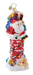 Christopher Radko Glass Santa's Chimney Challenge Christmas Ornament #1014906