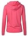 MBJ Womens Active Fleece Long Sleeve Pullover Hoodie