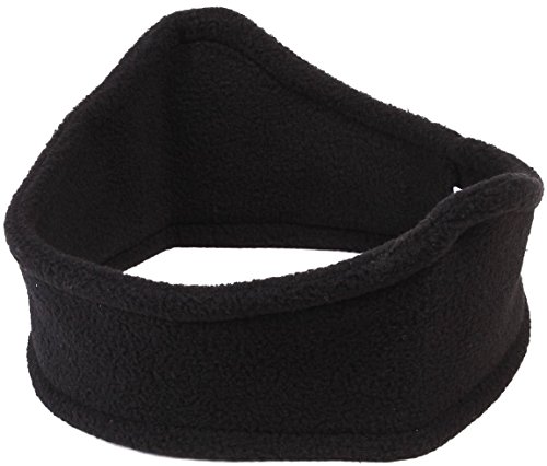 AMC Cold Weather Fleece Ear Warmer Earmuffs Head Band Headband, Black