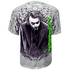 The Dark Knight Joker Up In Flames T-Shirt
