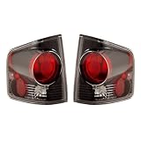 94-04 GMC Sonoma Black Tail Lights (3D Style) + LED 3RD Brake Light Combo by Luminx Lighting