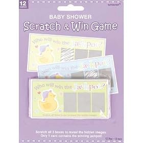 Baby Shower Scratch and Win Game, 12ct