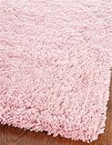 Safavieh SG240P Shag Collection Classic Handmade Pink Shag Area Rug, 2-Feet by 3-Feet