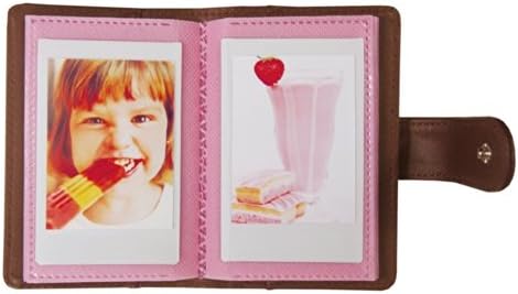 Rose Fuji Instax Soft Cover Pocket Photo Album x Instax Mini 8 /7s /50s/ Polaroid Mio &amp; 300 Instant Cameras